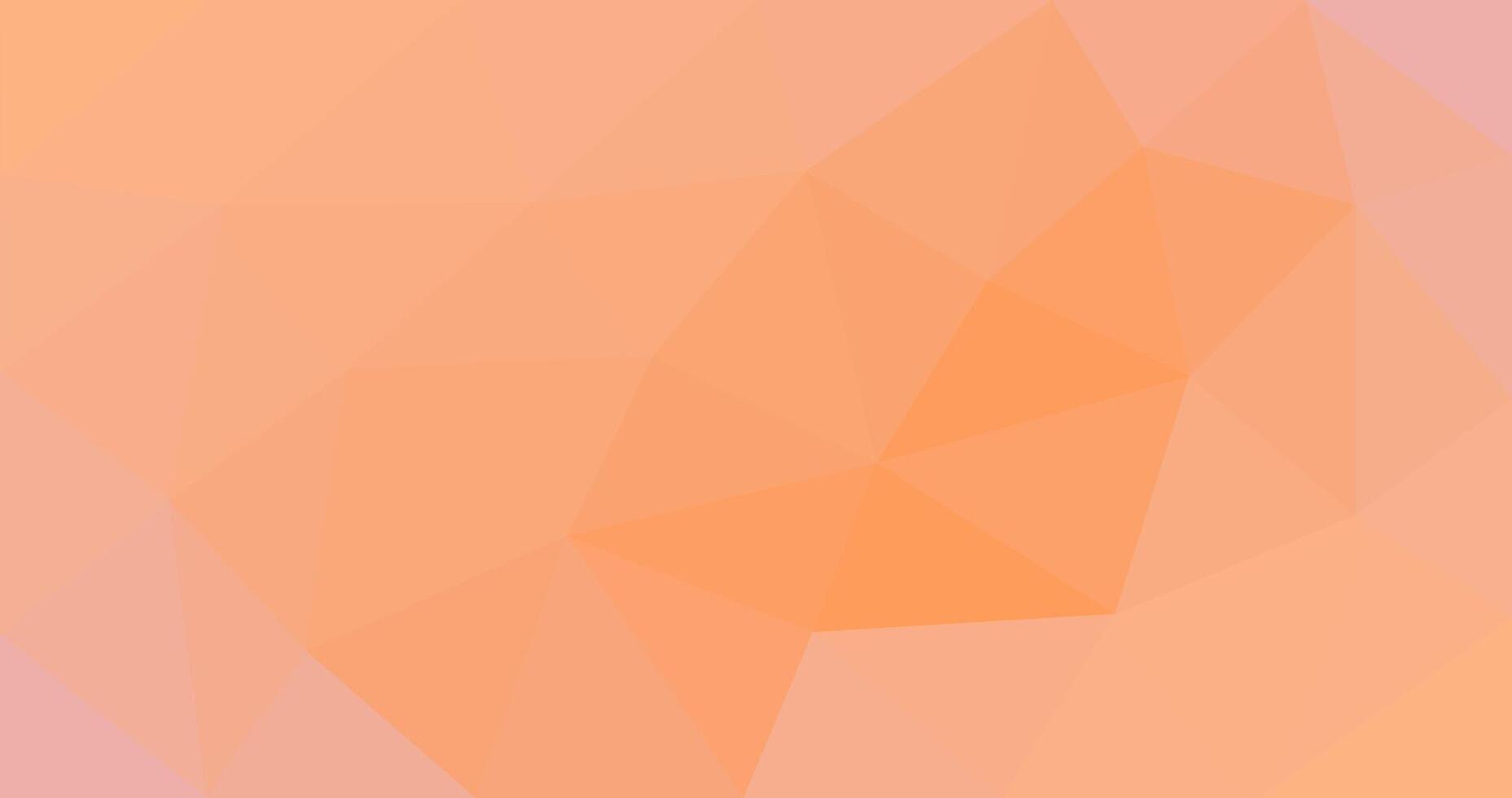 Gradient orange abstract polygonal modern multicolor background and graphic element vector
