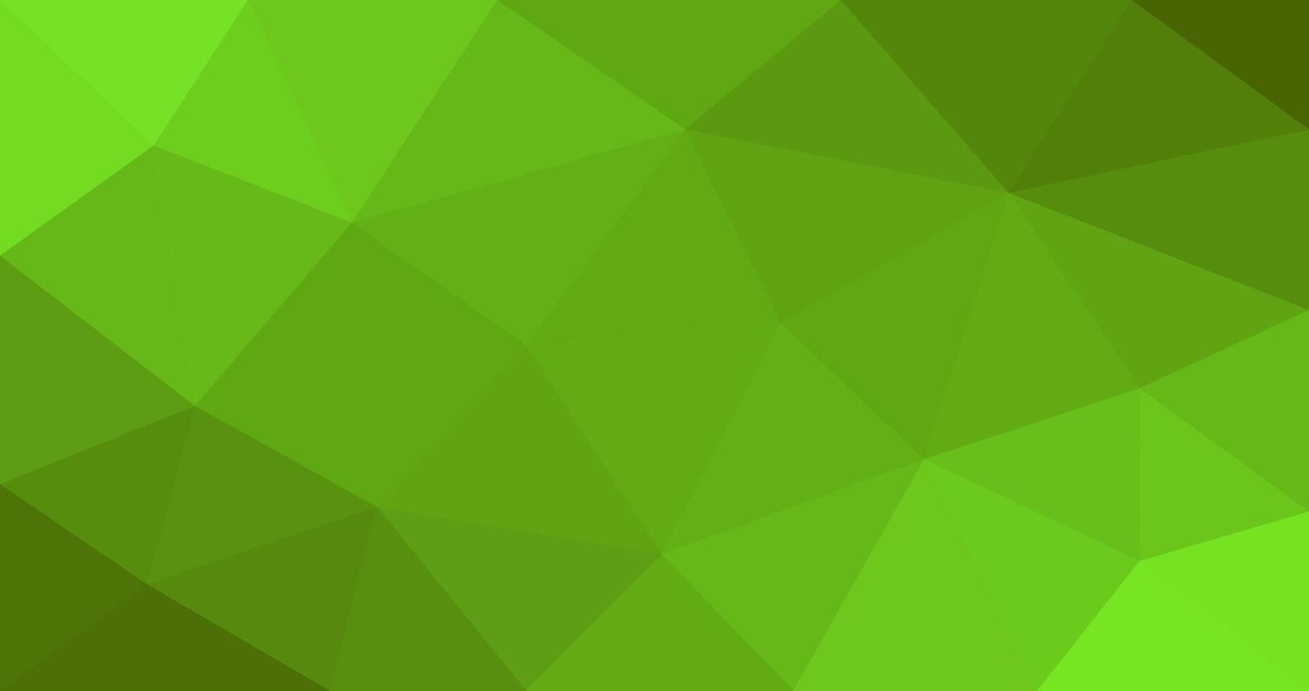Geometric Green abstract polygonal background for design element vector