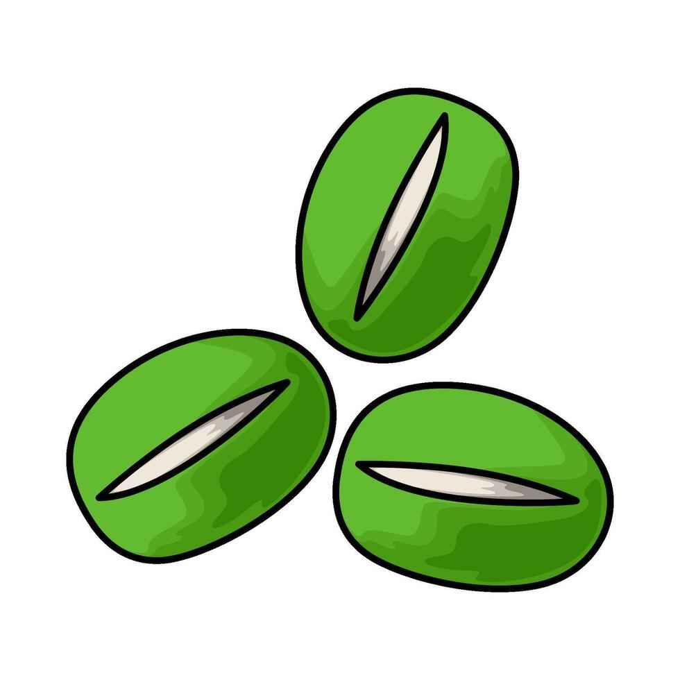 pea pod illustration vector