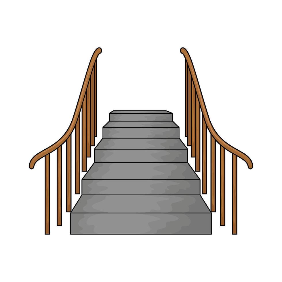 Home ladders illustration vector