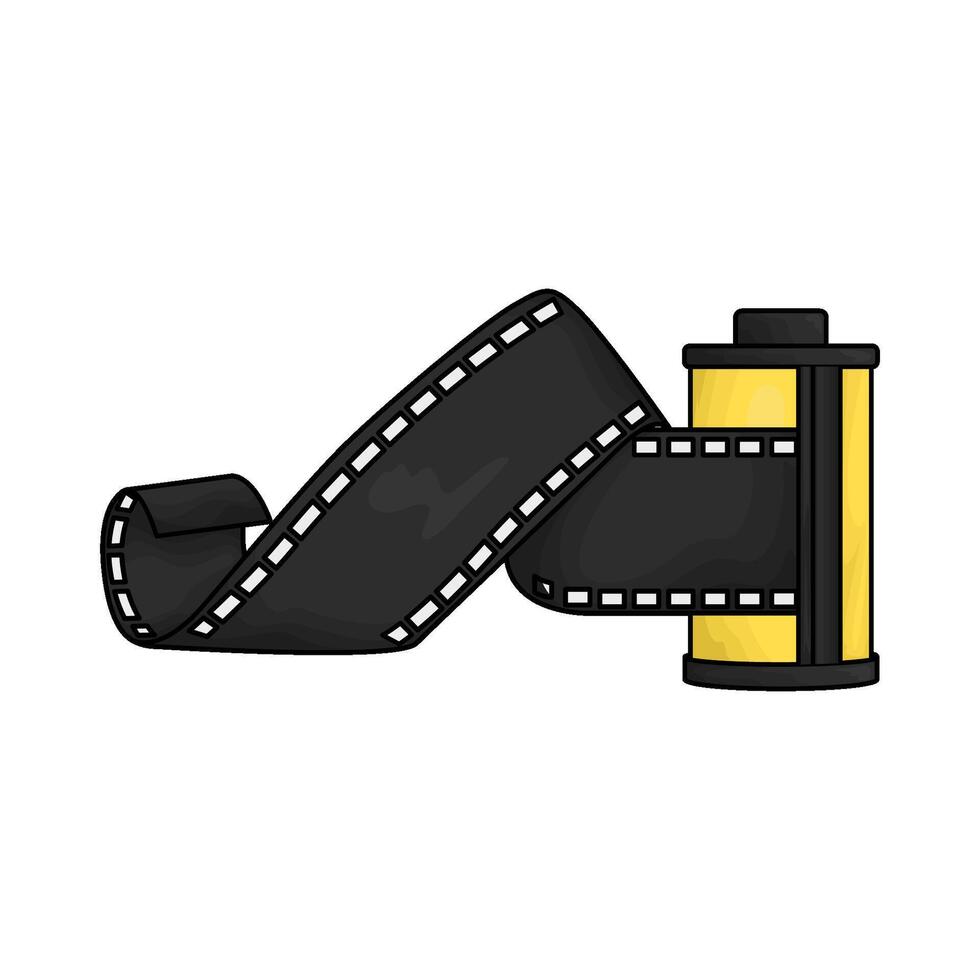 film roll illustration vector