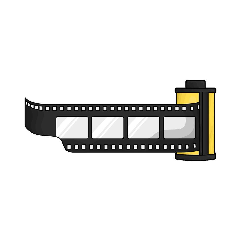 old film canister vector