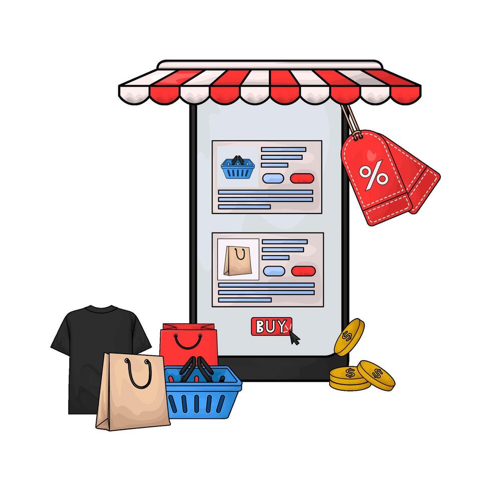 There are many promotions in the marketplace vector