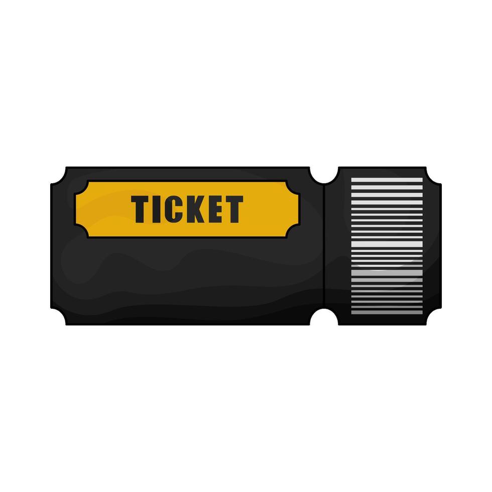 illustration of one ticket vector