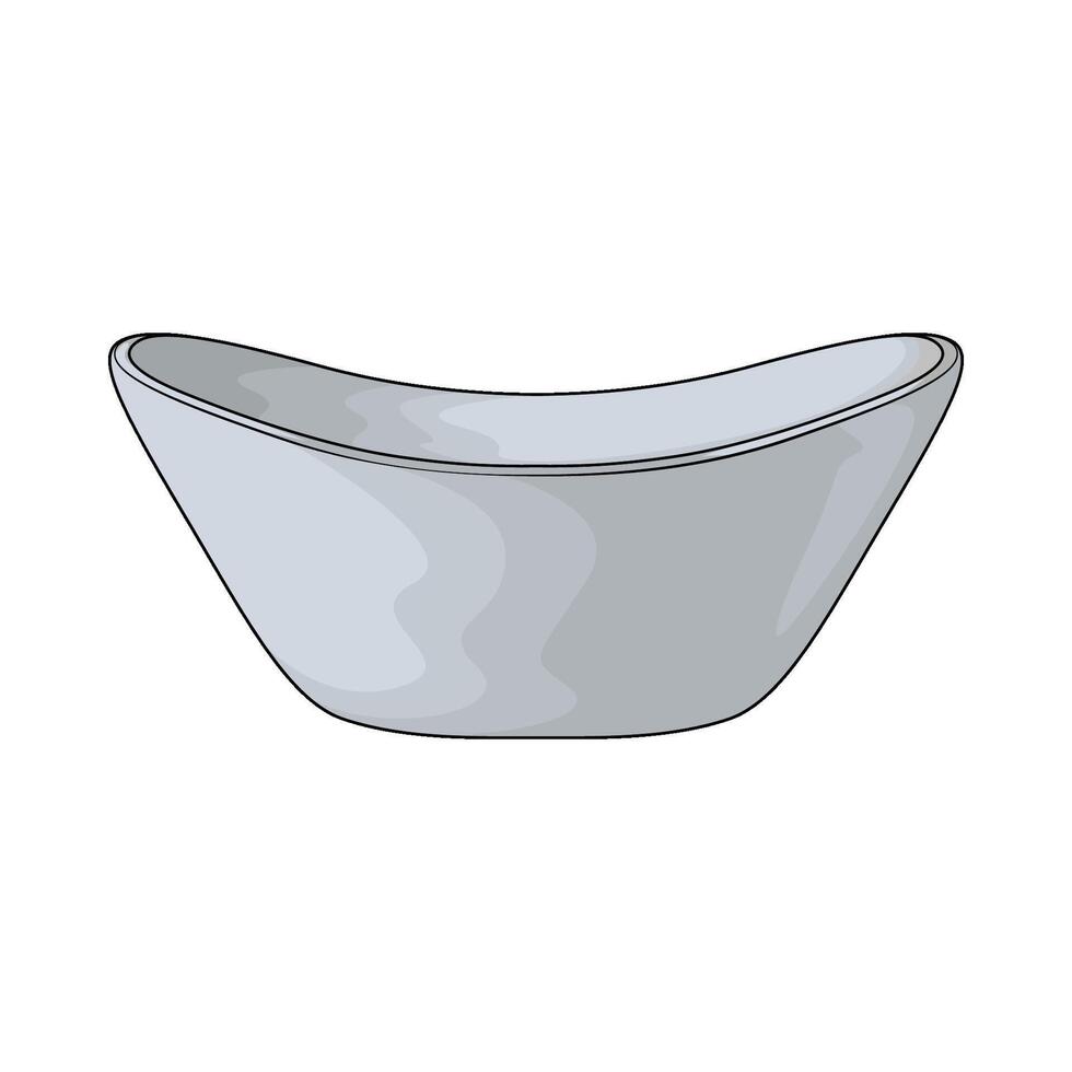 Unique Luxury Bathtub illustration vector
