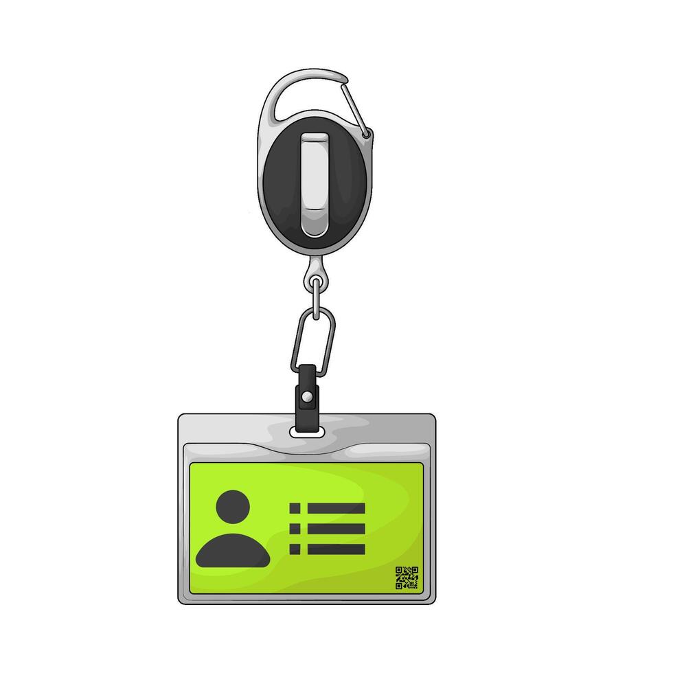 Id Card Holder illustration vector