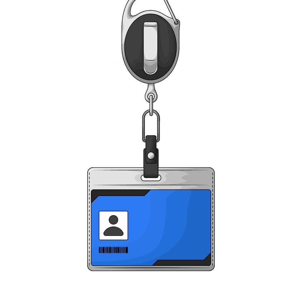 Identity Card badge illustration vector
