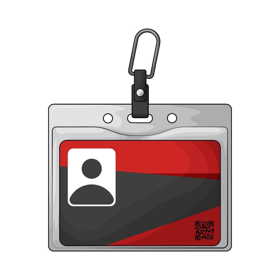 illustration of identity card vector