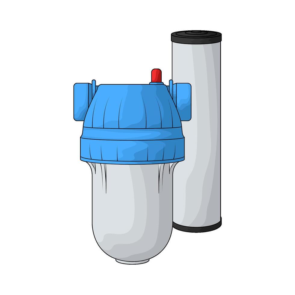 illustration of water filtration vector