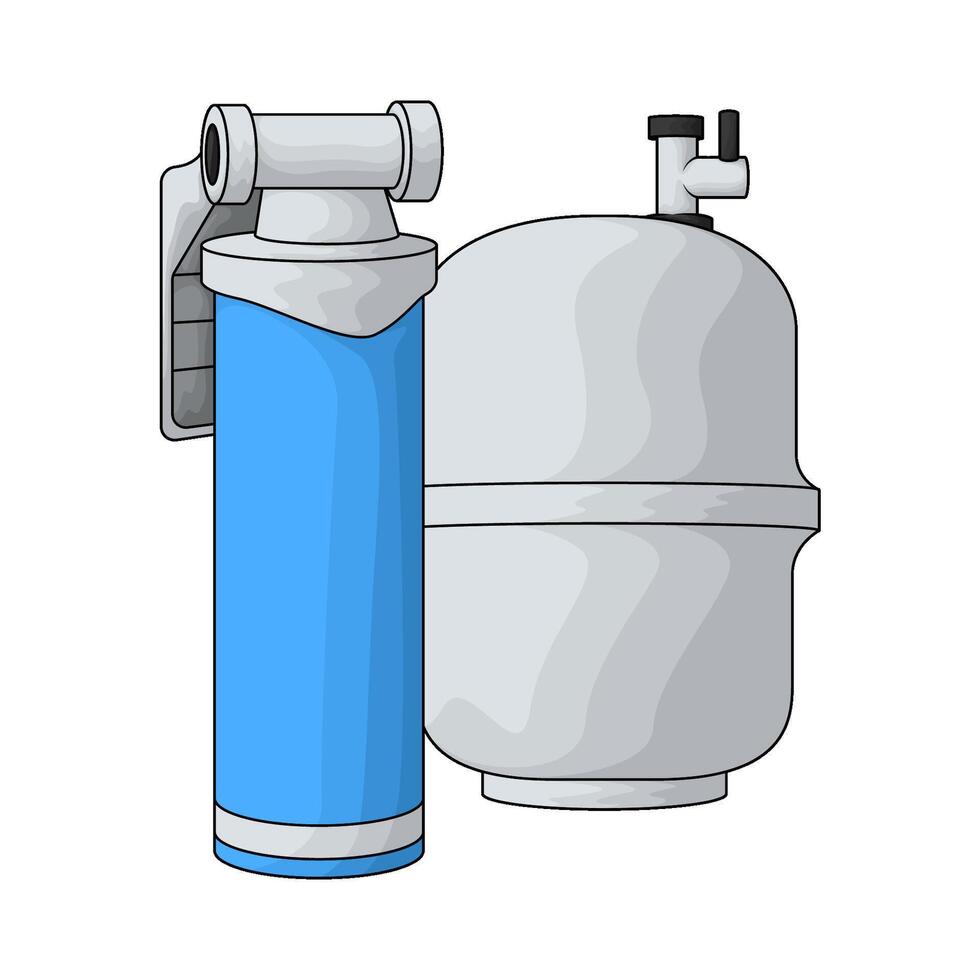 house water filtering vector