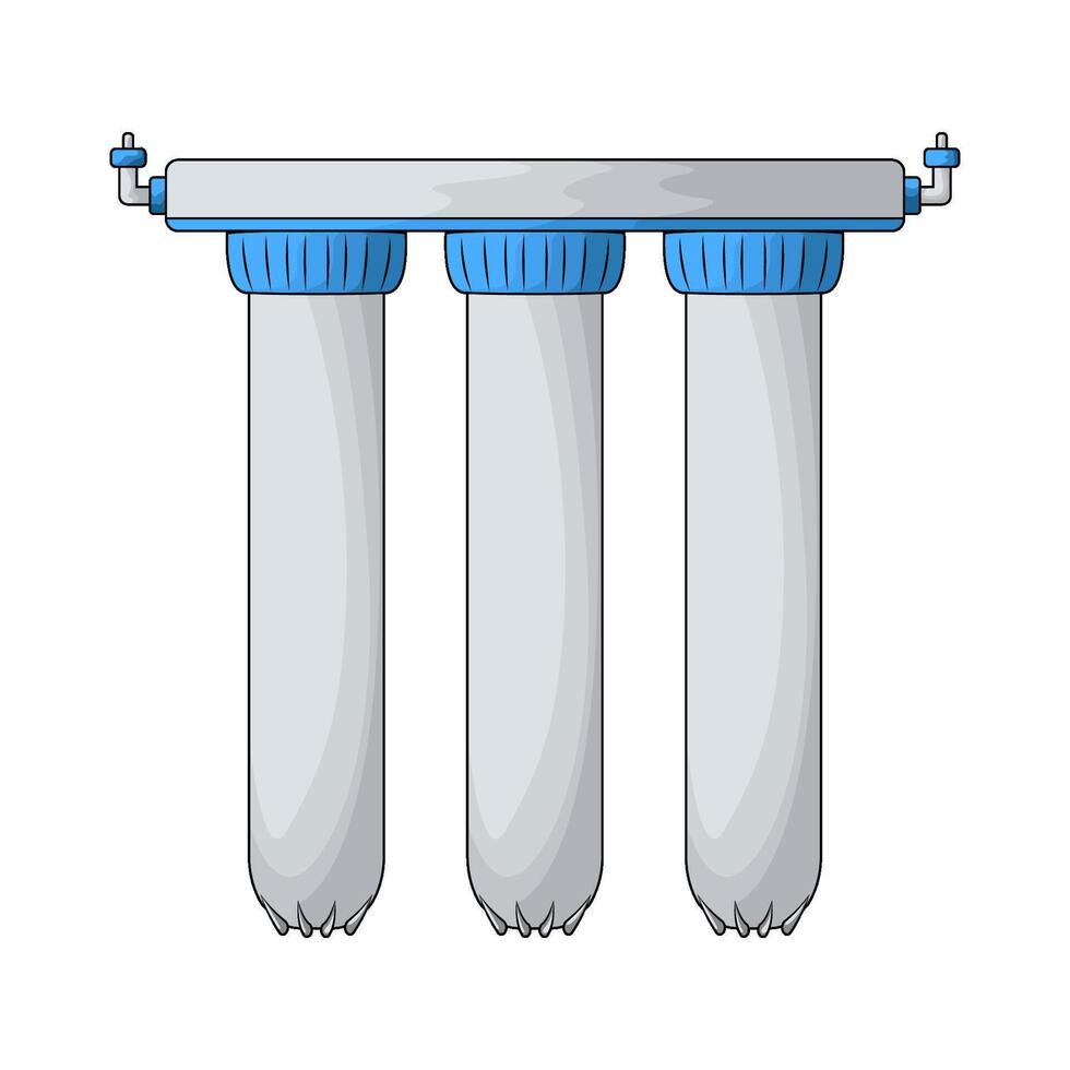 Home Water Filtering system vector