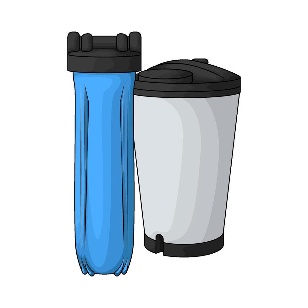 Home Water Filter illustration vector
