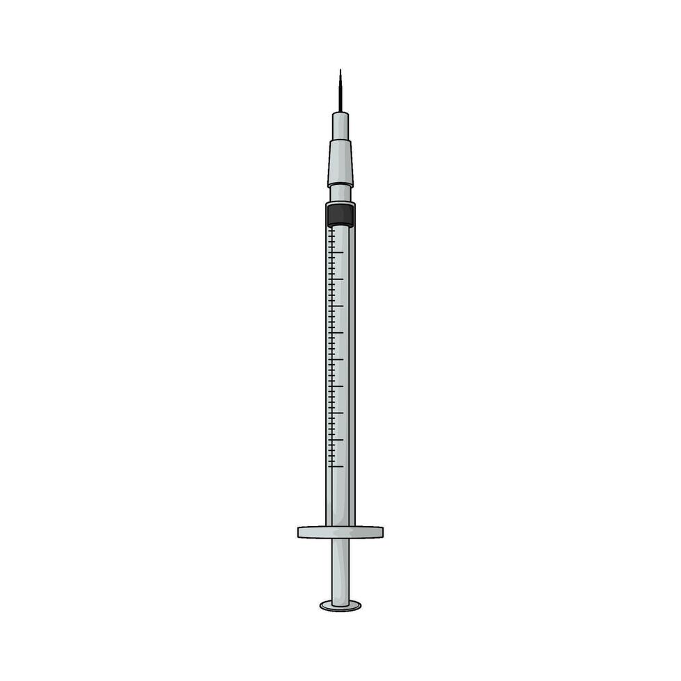 illustration of medical injection vector