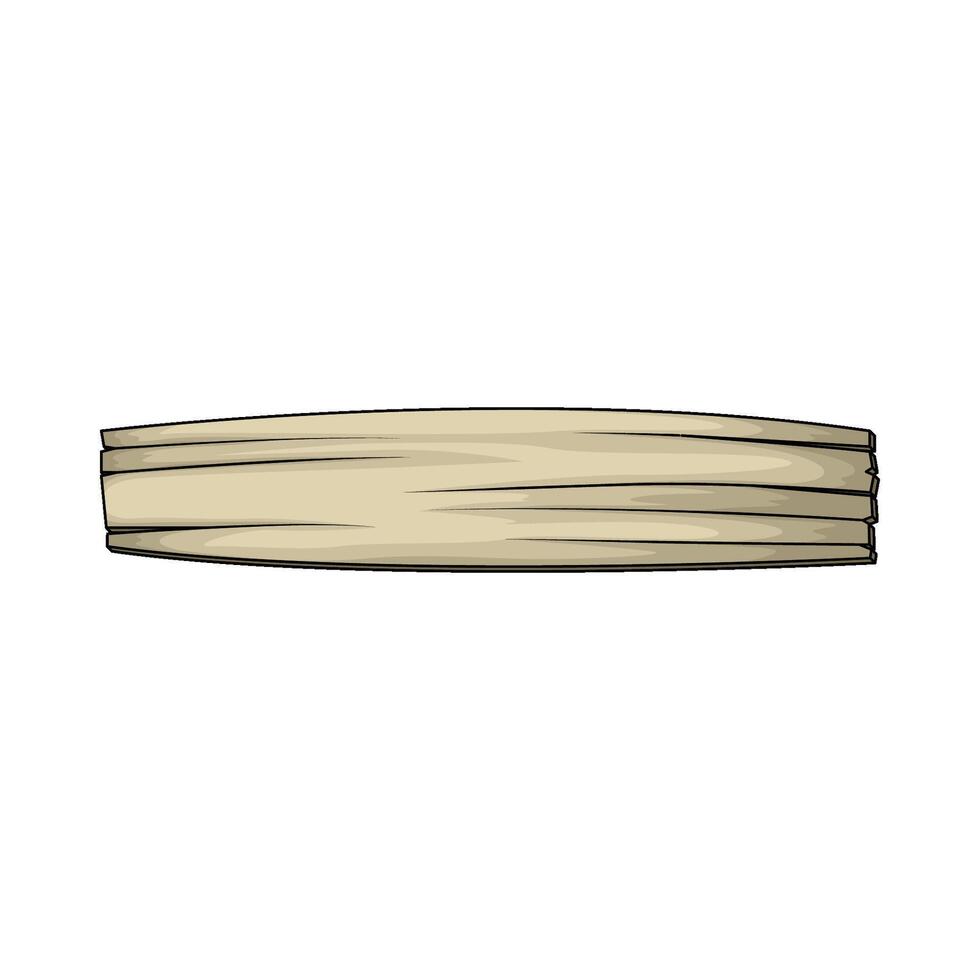 illustration of timber plank vector