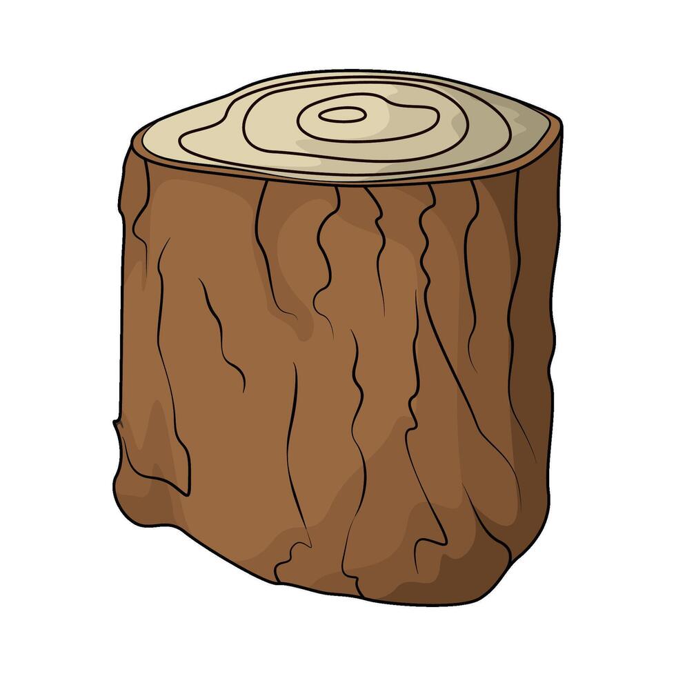 tree trunks illustration vector