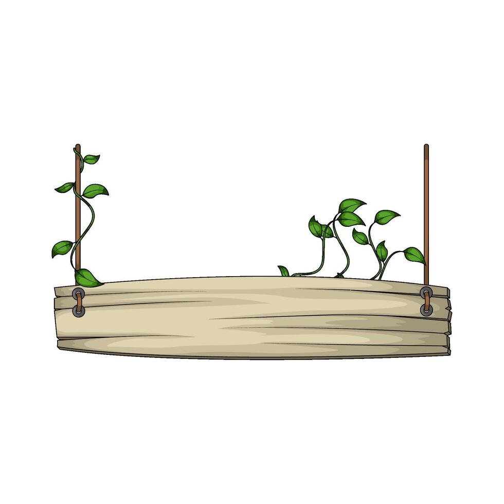 leaves on wood vector