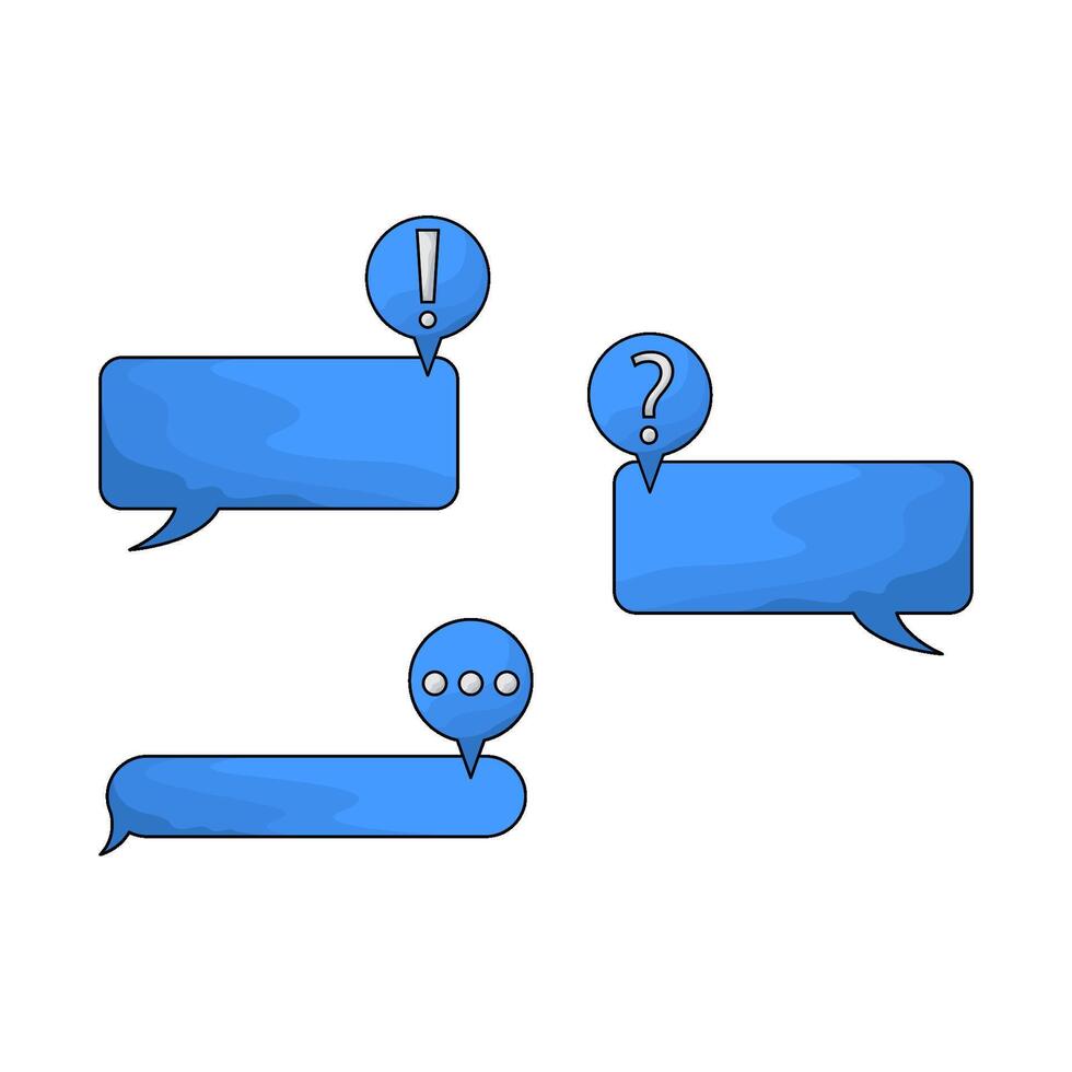 illustration of Dialog Chat Box vector
