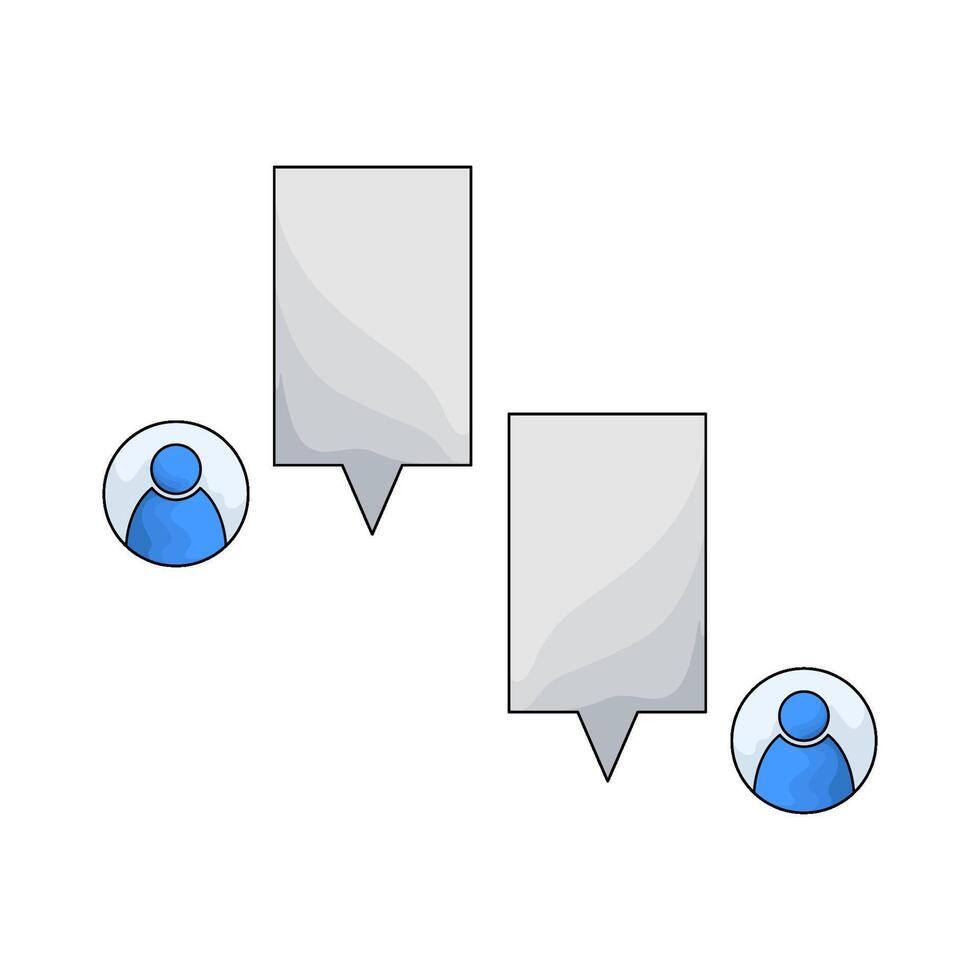 Dialog Chat Box vector