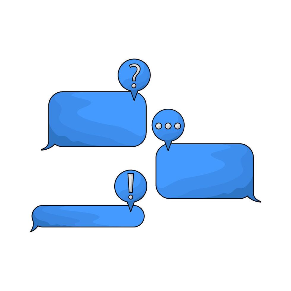illustration of Conversation Box vector