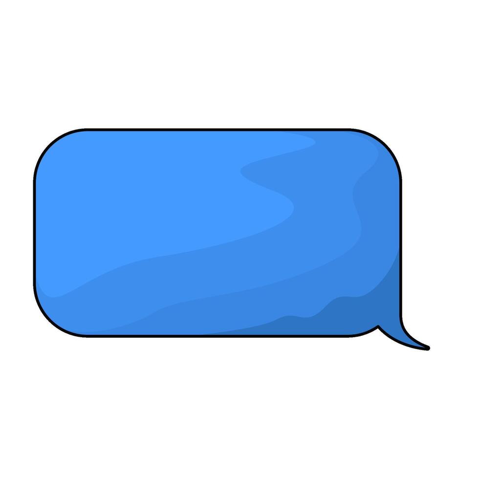 illustration of empty chat box vector