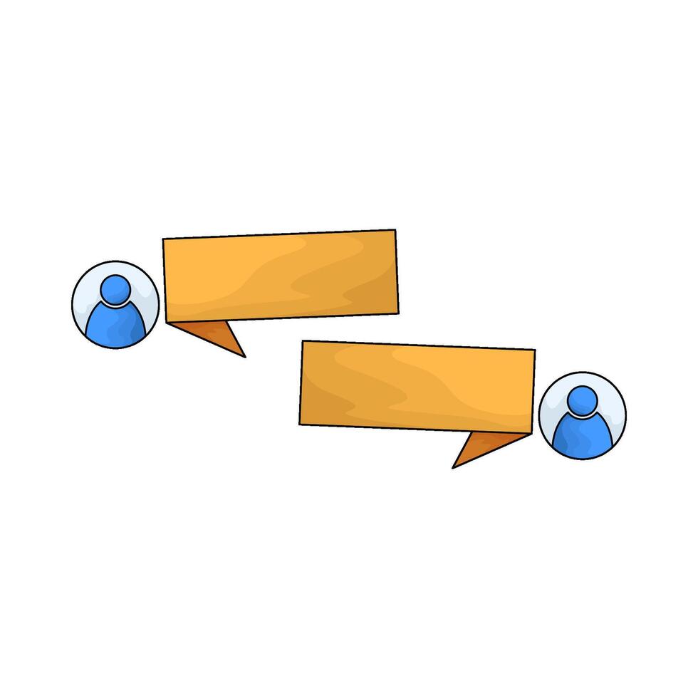 Dialog Box Conversation vector