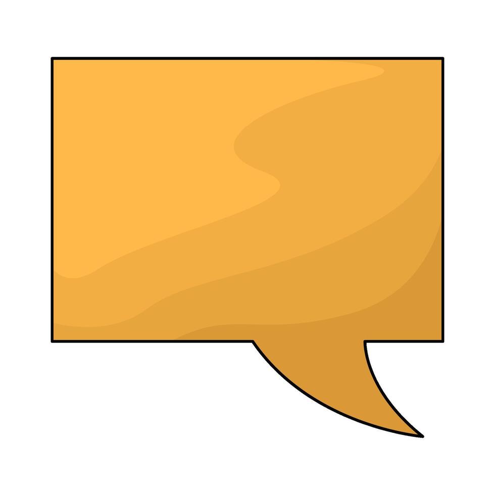 illustration of Speech Balloon Box vector