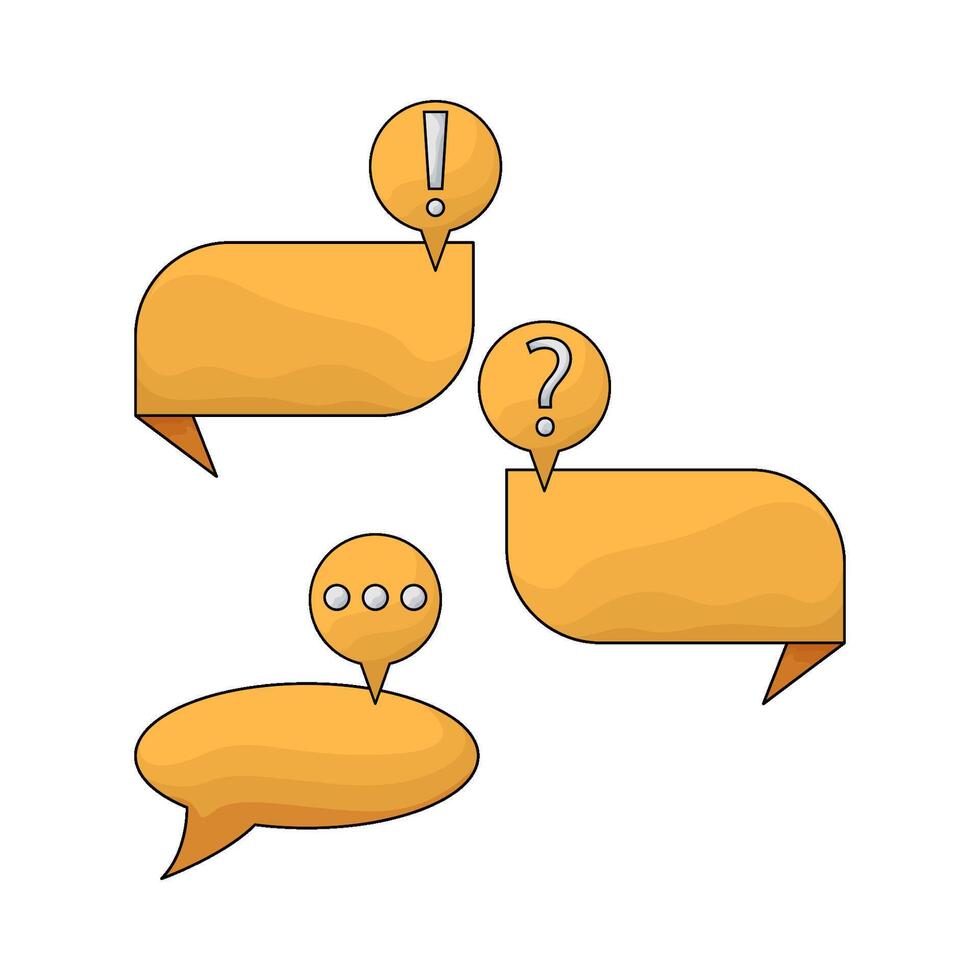 illustration of Dialog Box Bubble vector