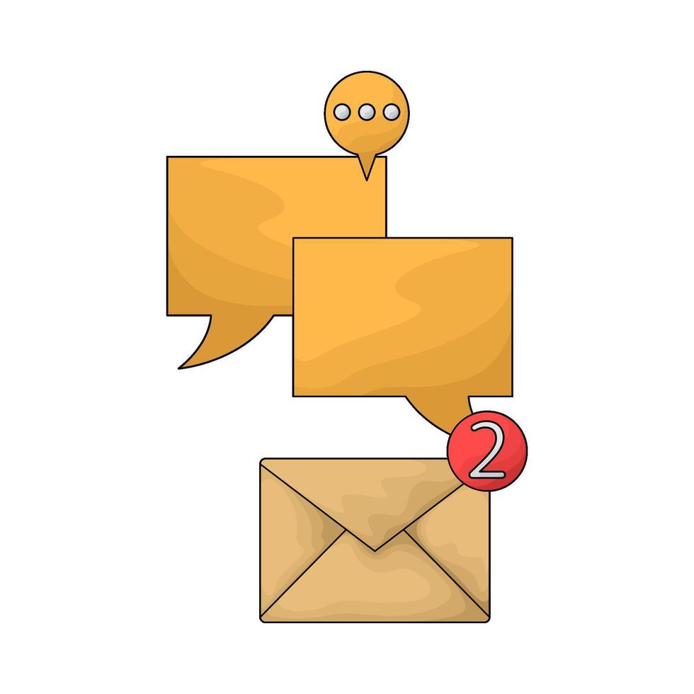 two new chats vector