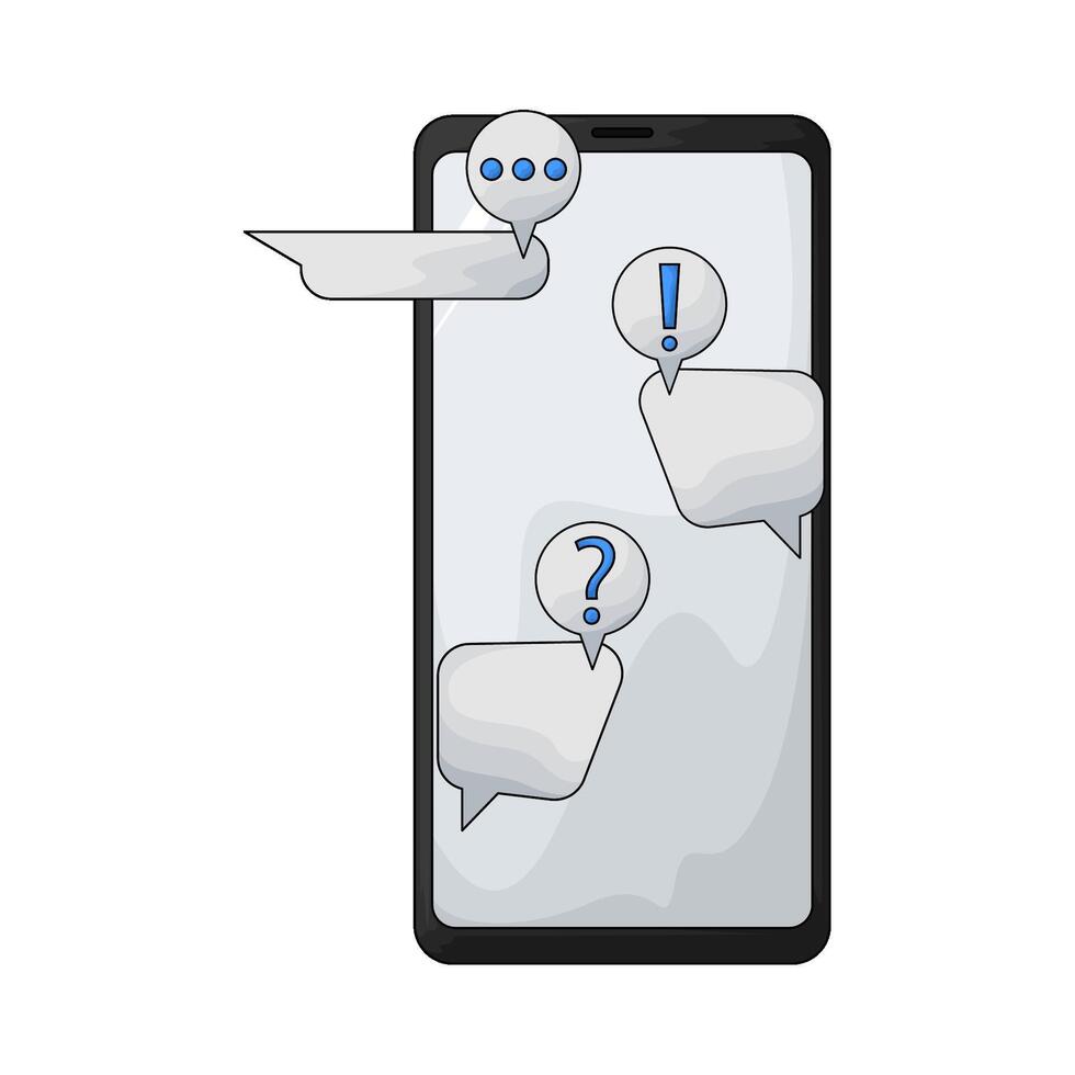online conversation box vector