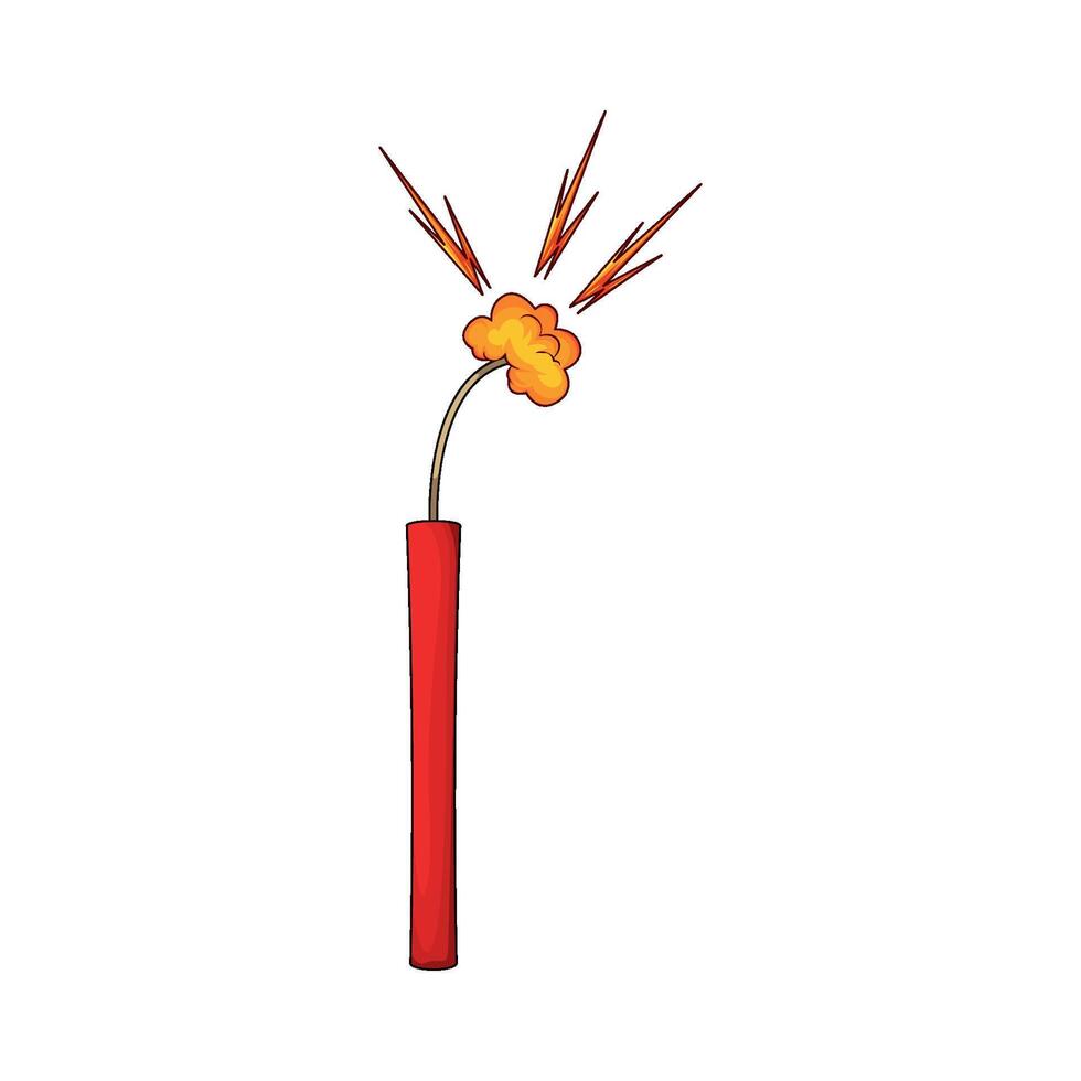 illustration of ared bomb vector