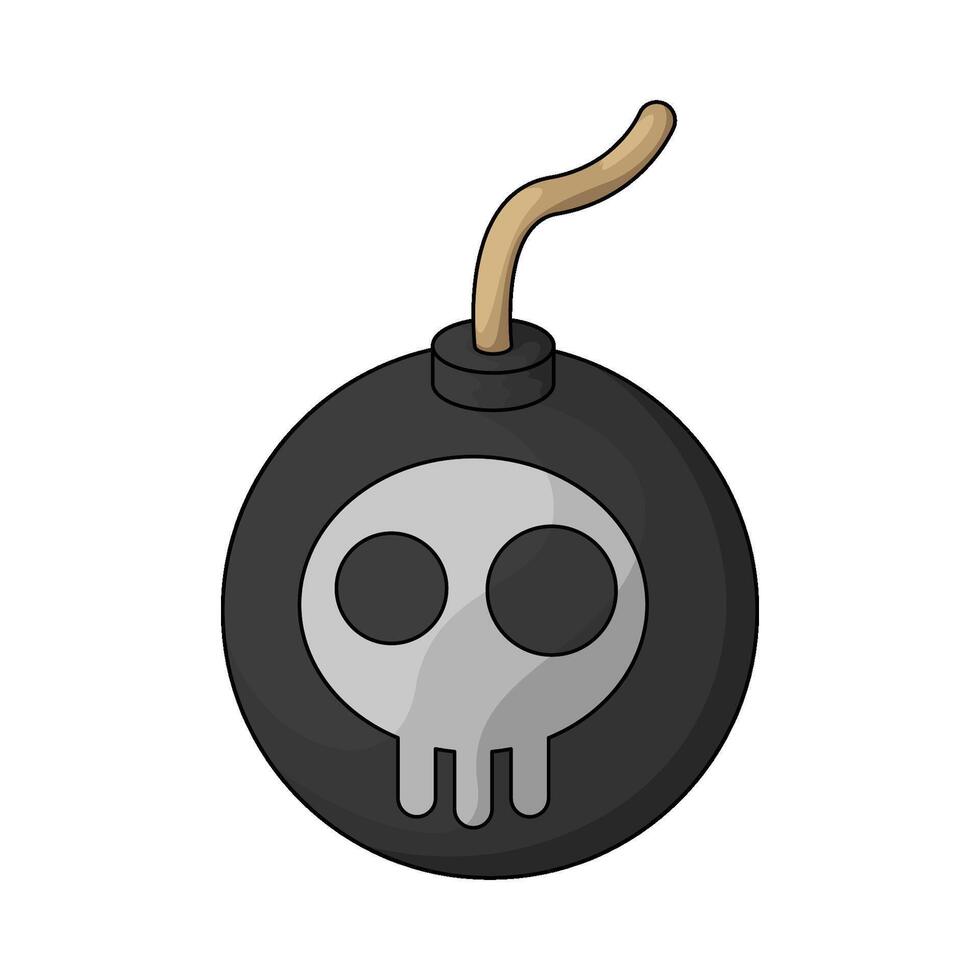 illustration of a bomb vector