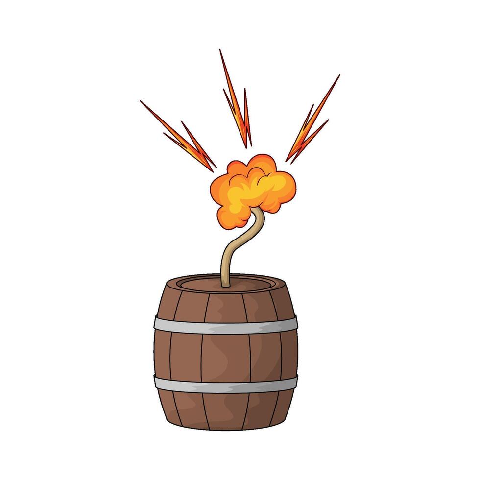 Explosive Barrel Bomb vector