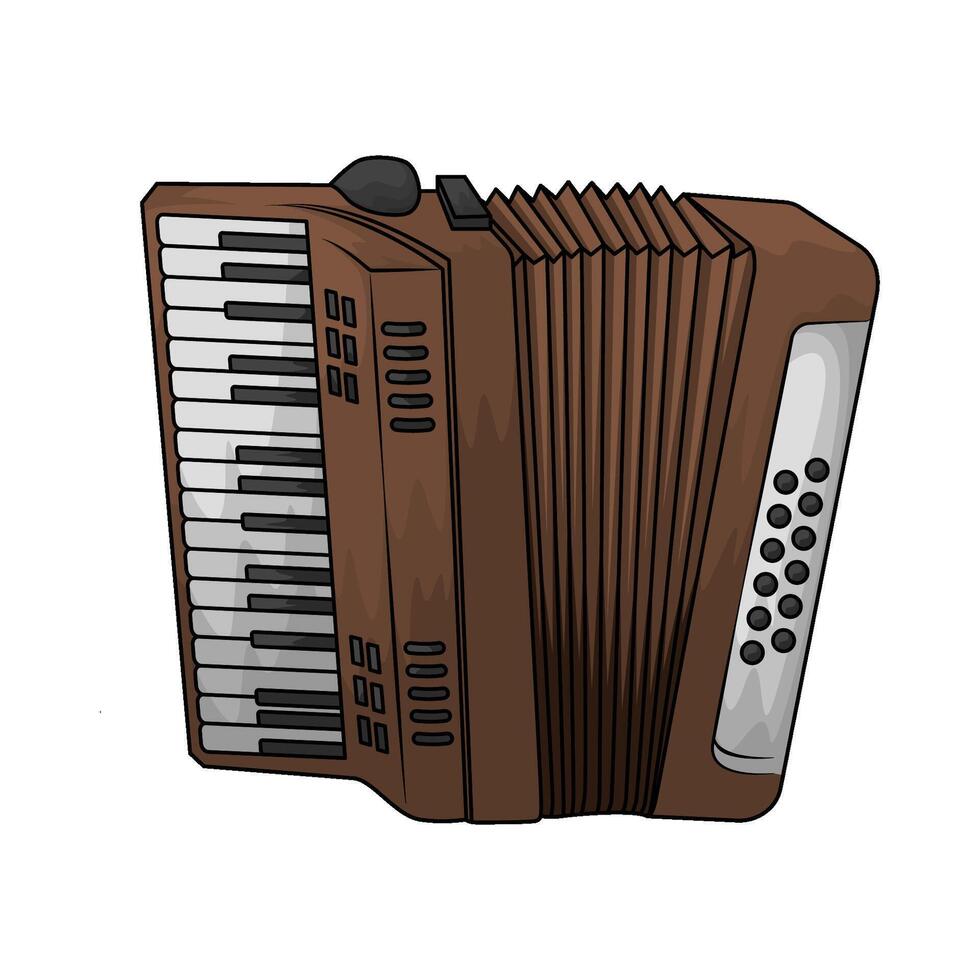 illustration of Startone Piano Accordion vector