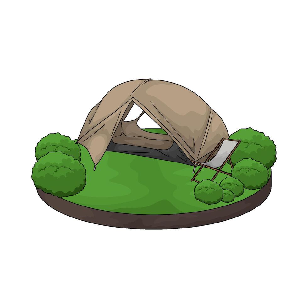 Best Camping Tents vector