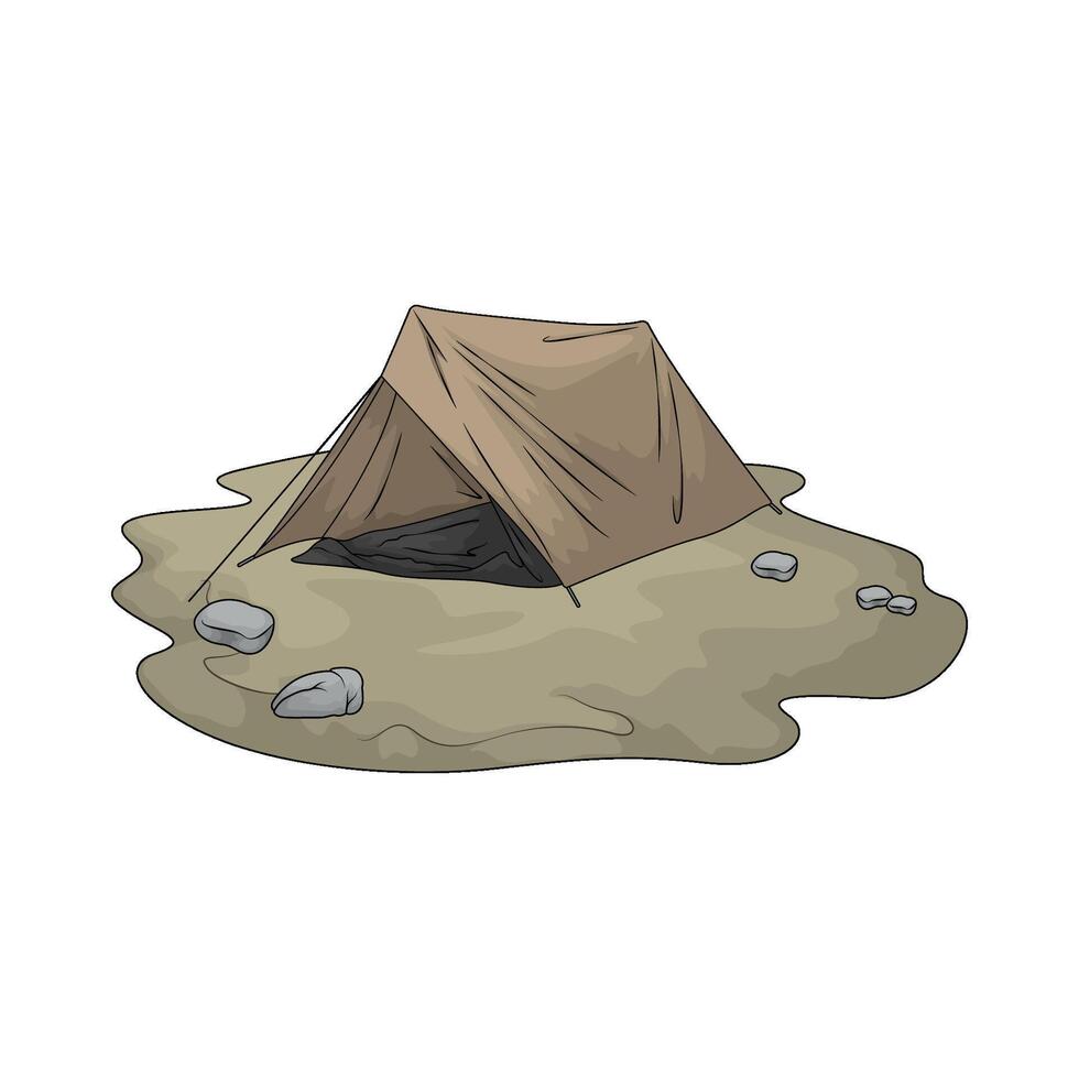 illustration of Best Camping Tents vector
