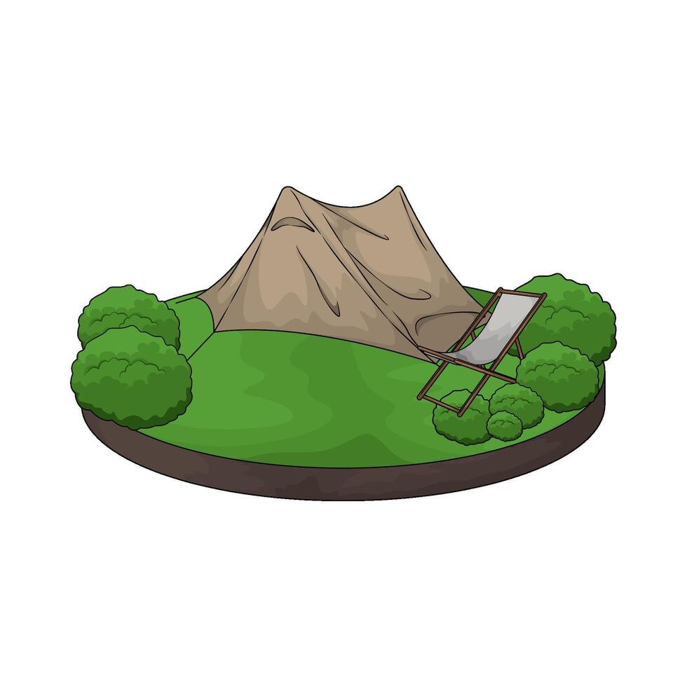 Best Hiking Tents with chair vector