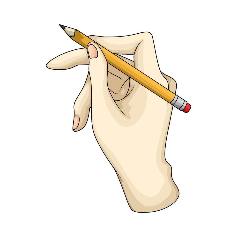 write using a pencils illustration vector