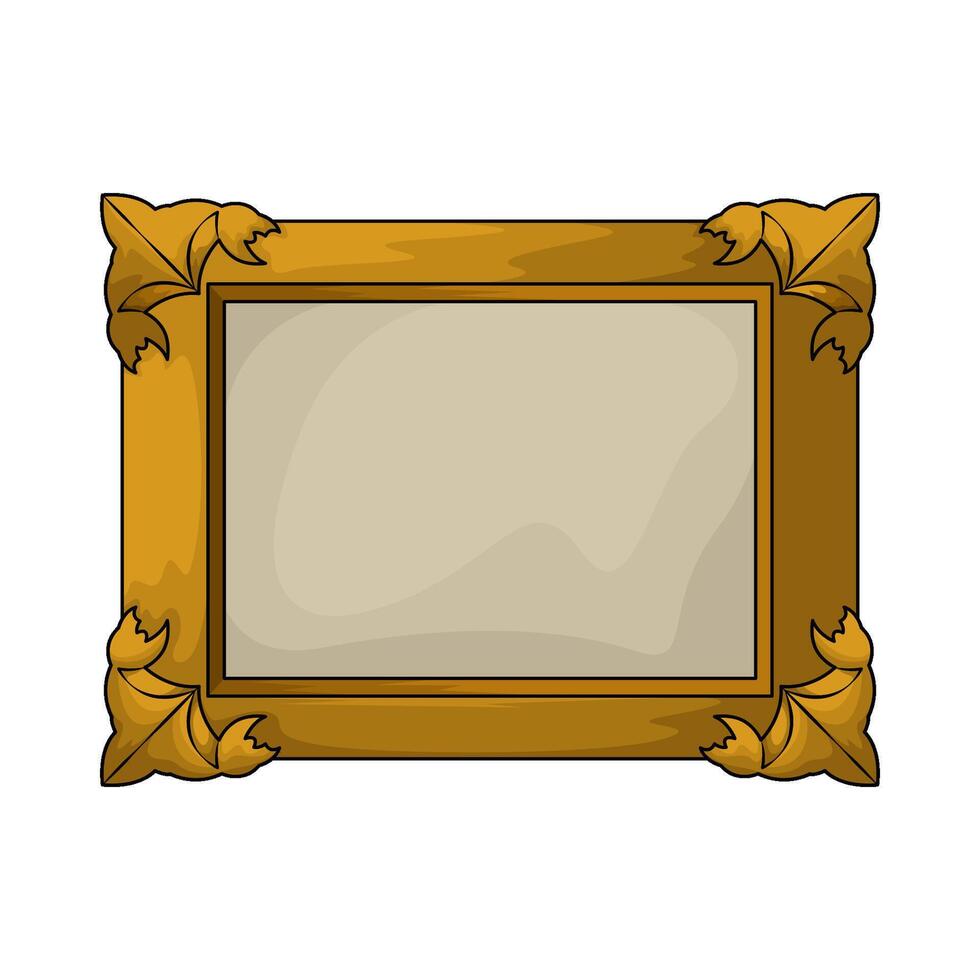 simple photo frame illustration vector