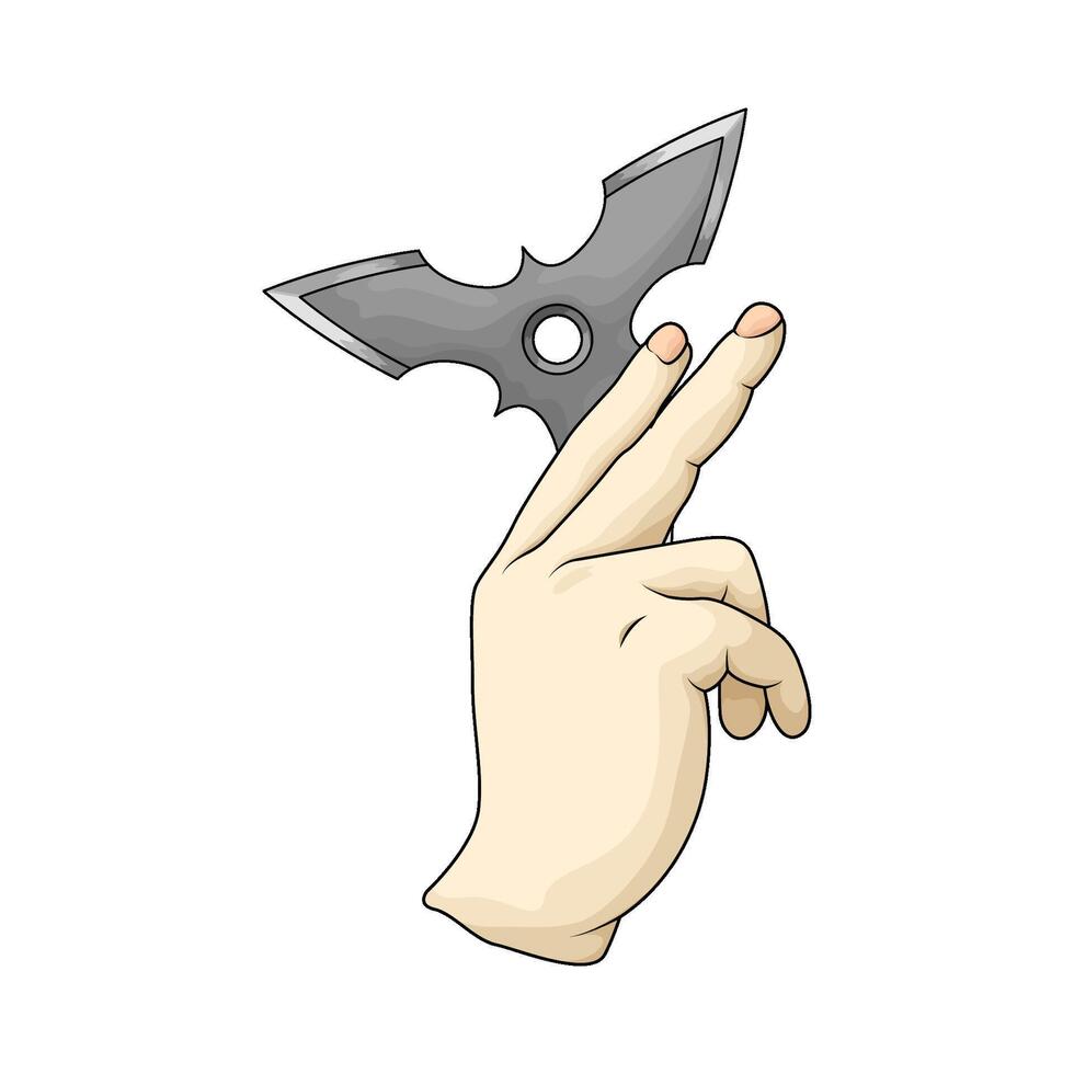 illustration of Shuriken Japanese Throwing Star vector