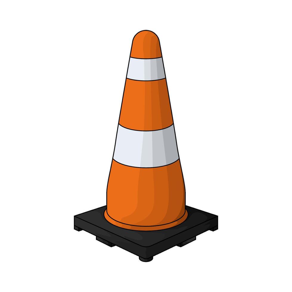Safeline Traffic Cone illustration vector