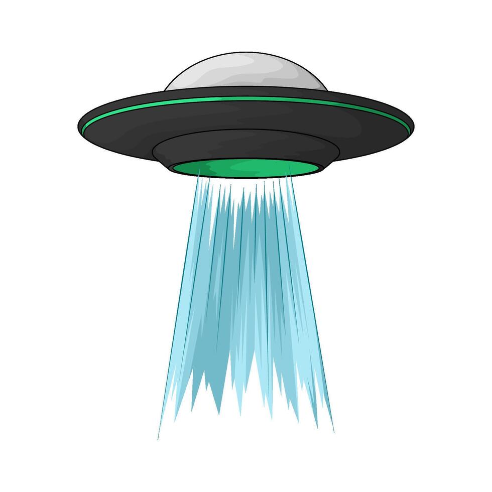 Ufo Light Beam vector