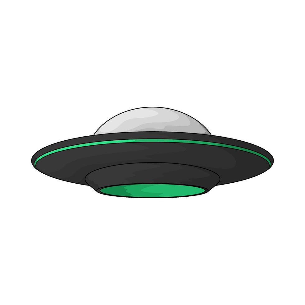 Ufo spaceship illustration vector