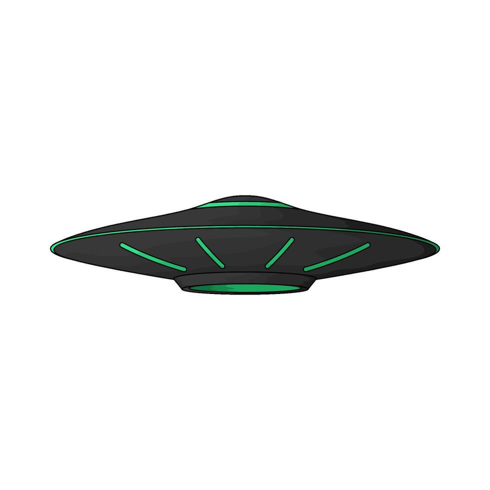 illustration of Ufo spaceship vector