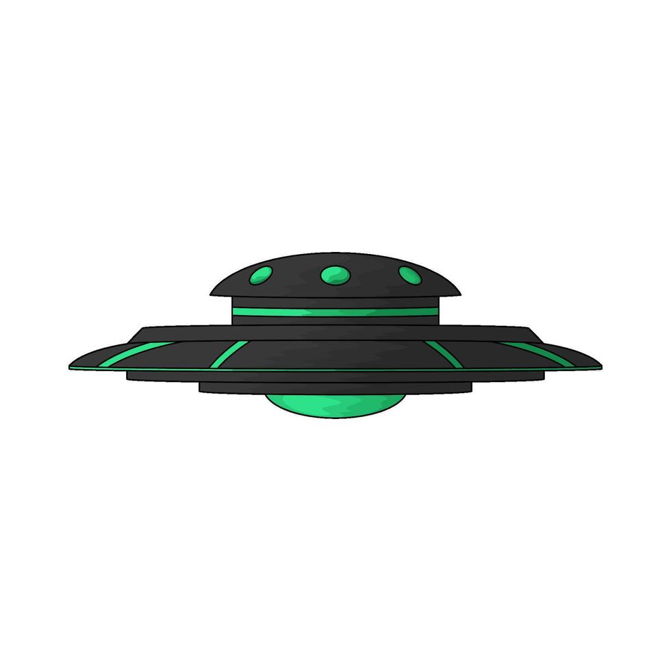 Space Ufo illustration vector