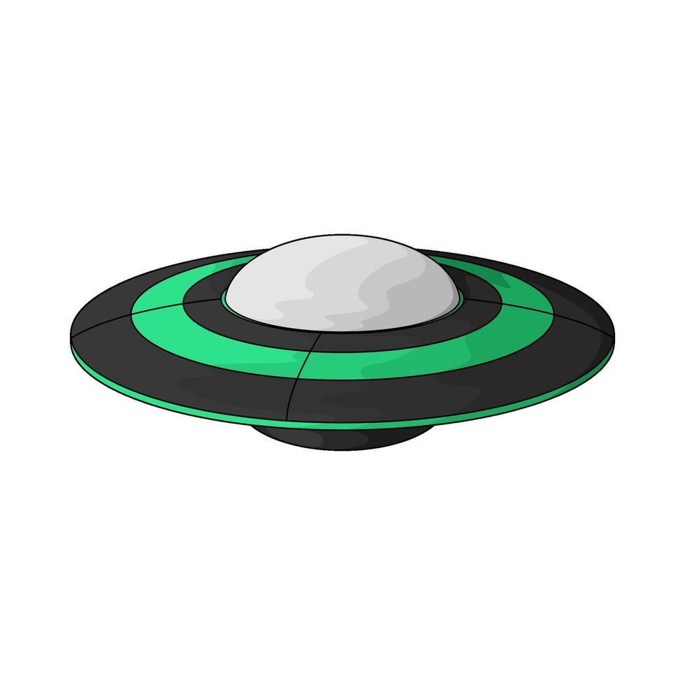 illustration of ufo space vector