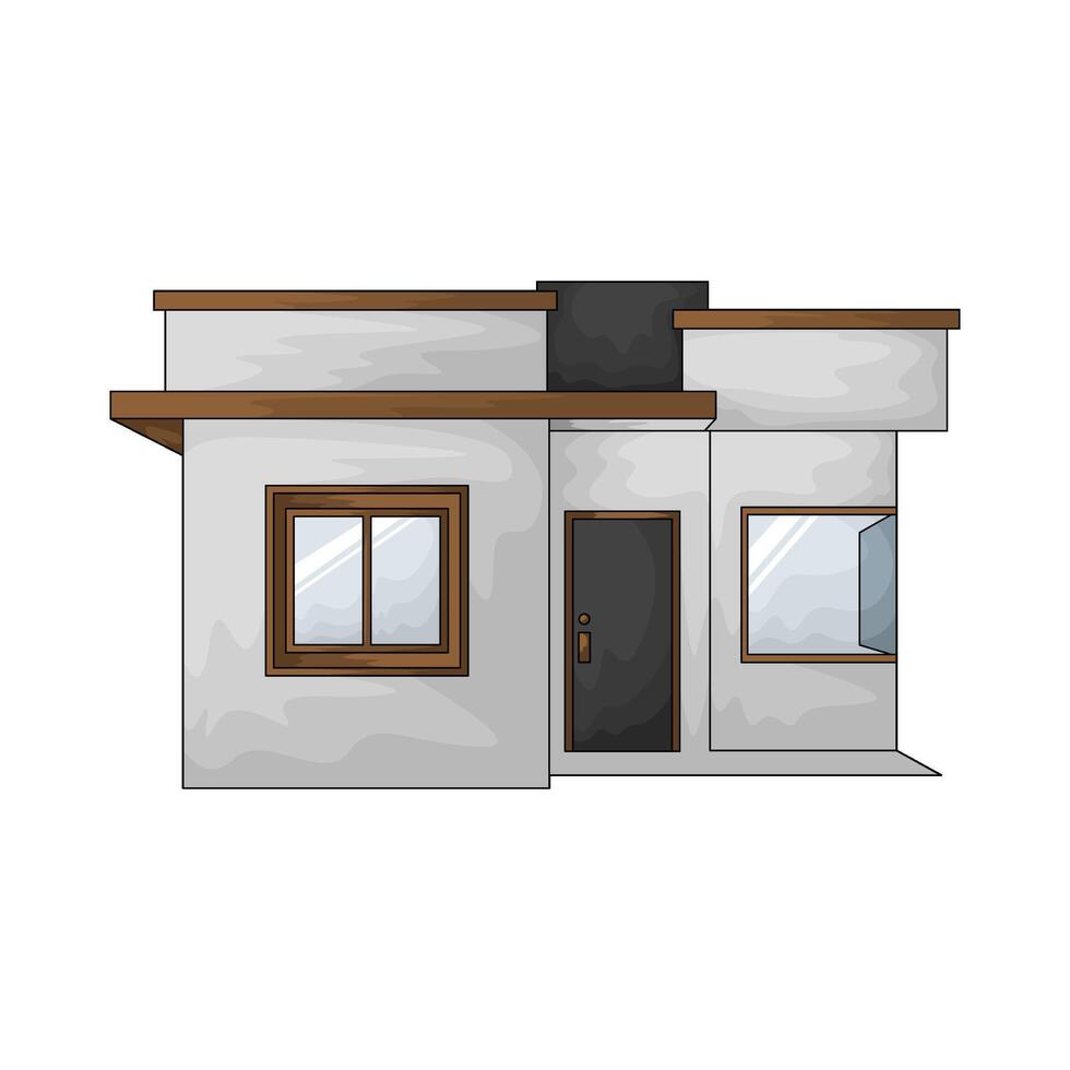 illustration of small house vector