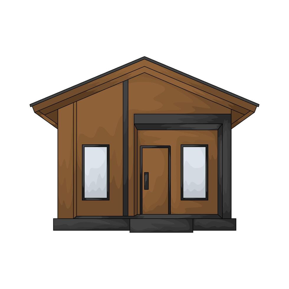 illustration of luxury small house vector