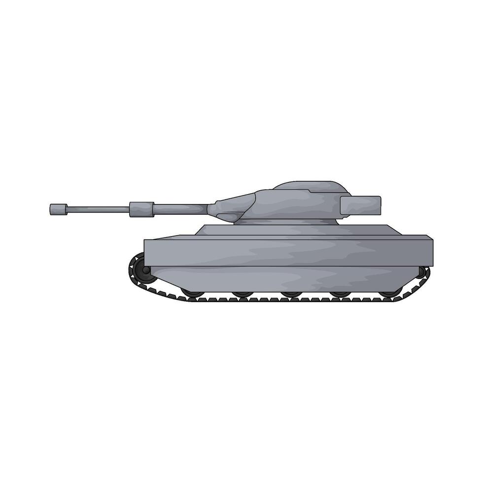 Army Battle Tank illustration vector