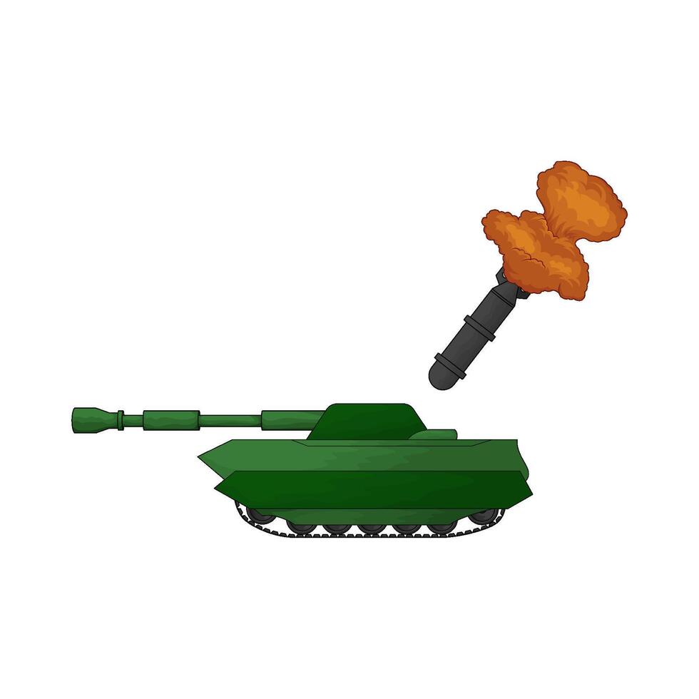 New Army tank vector