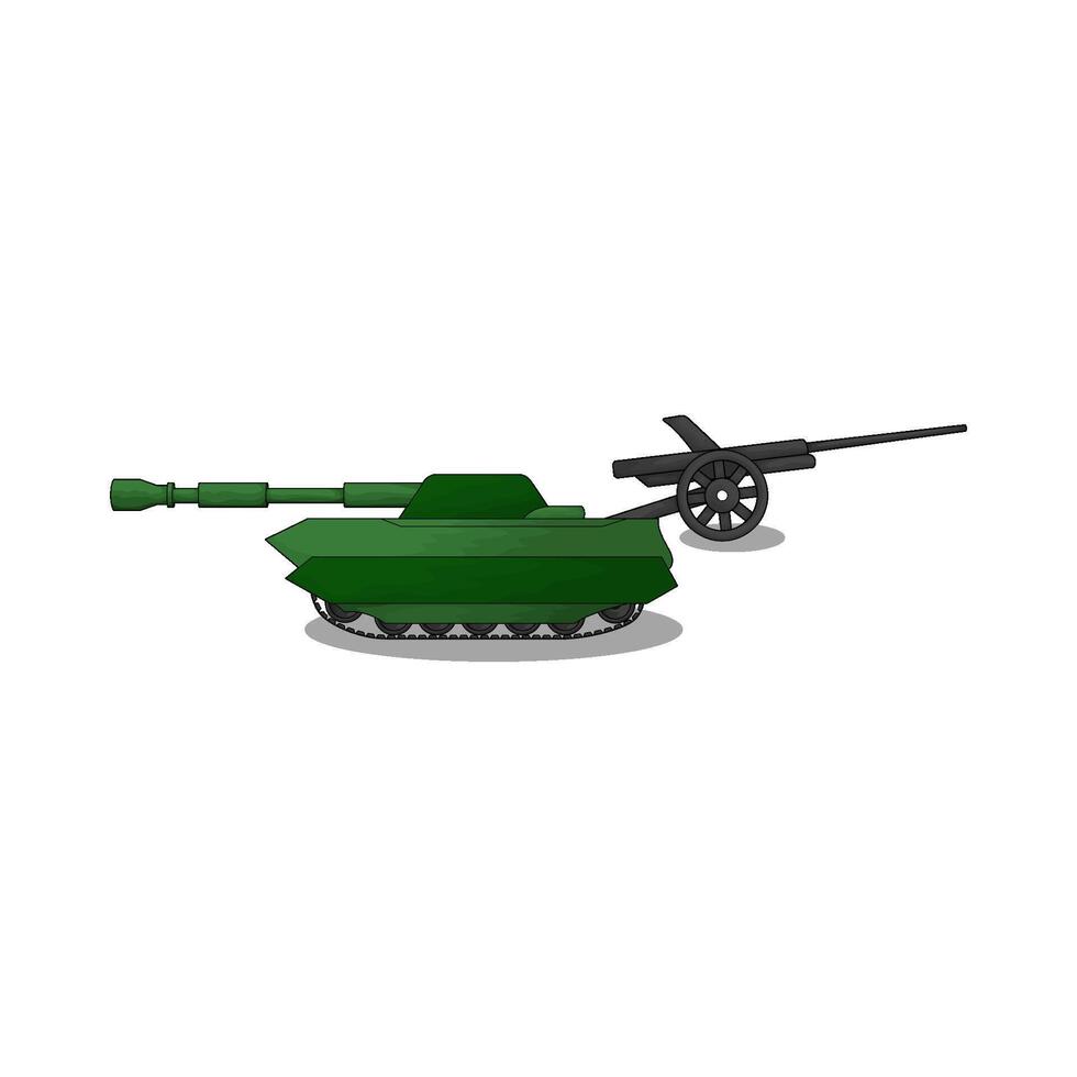 New Army tank illustration vector